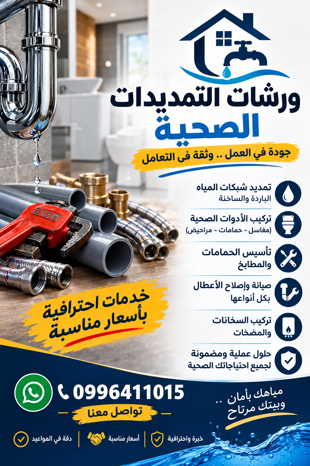 تمديدات صحية 