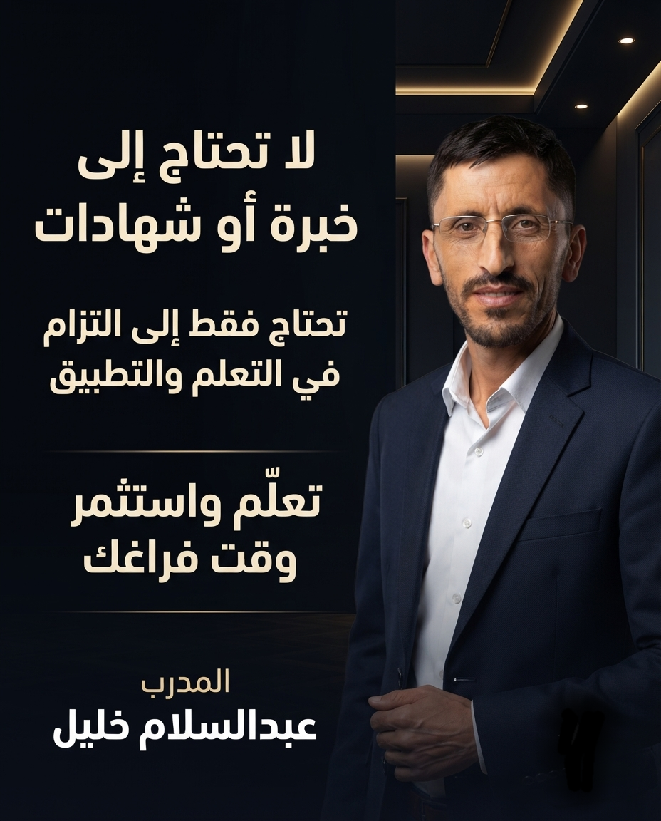 فرصة عمل مرنة مع تدريب مجاني