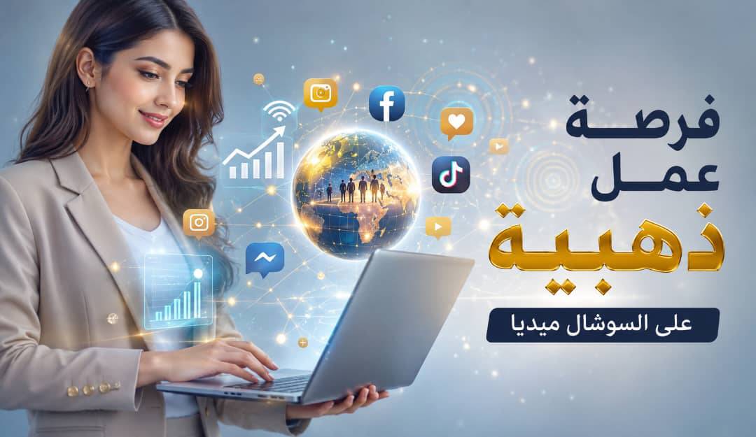 فرصة عمل حر من المنزل (دخل اضافي متنام)