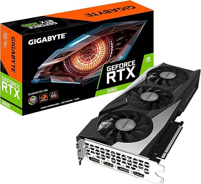 GIGABYTE GEFORCE RTX 3060/12G DDR6 RGB 3X FANS