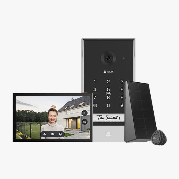 EZVIZ EP7 Smart Home Video Doorphone 2K Solar powered 7” touch screen