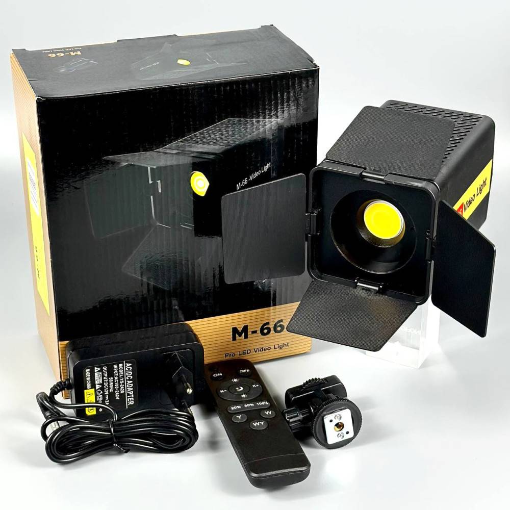 M-66 RGB Professional Led Video Light Powered
