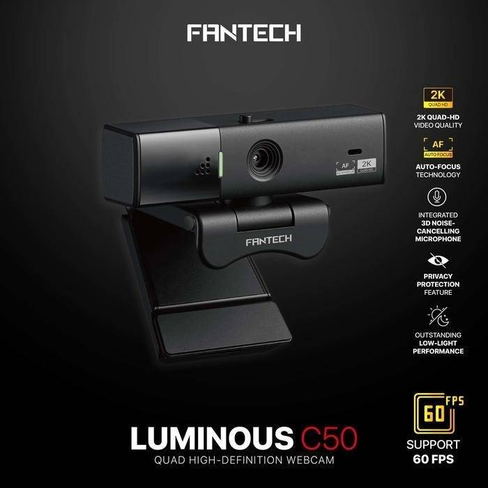 FANTECH LUMINOUS C50 WEB CAM 60 FPS – AF -5 MP
