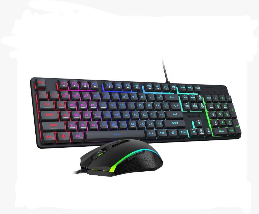 Redragon S107 RGB Gaming Keyboard and Mouse