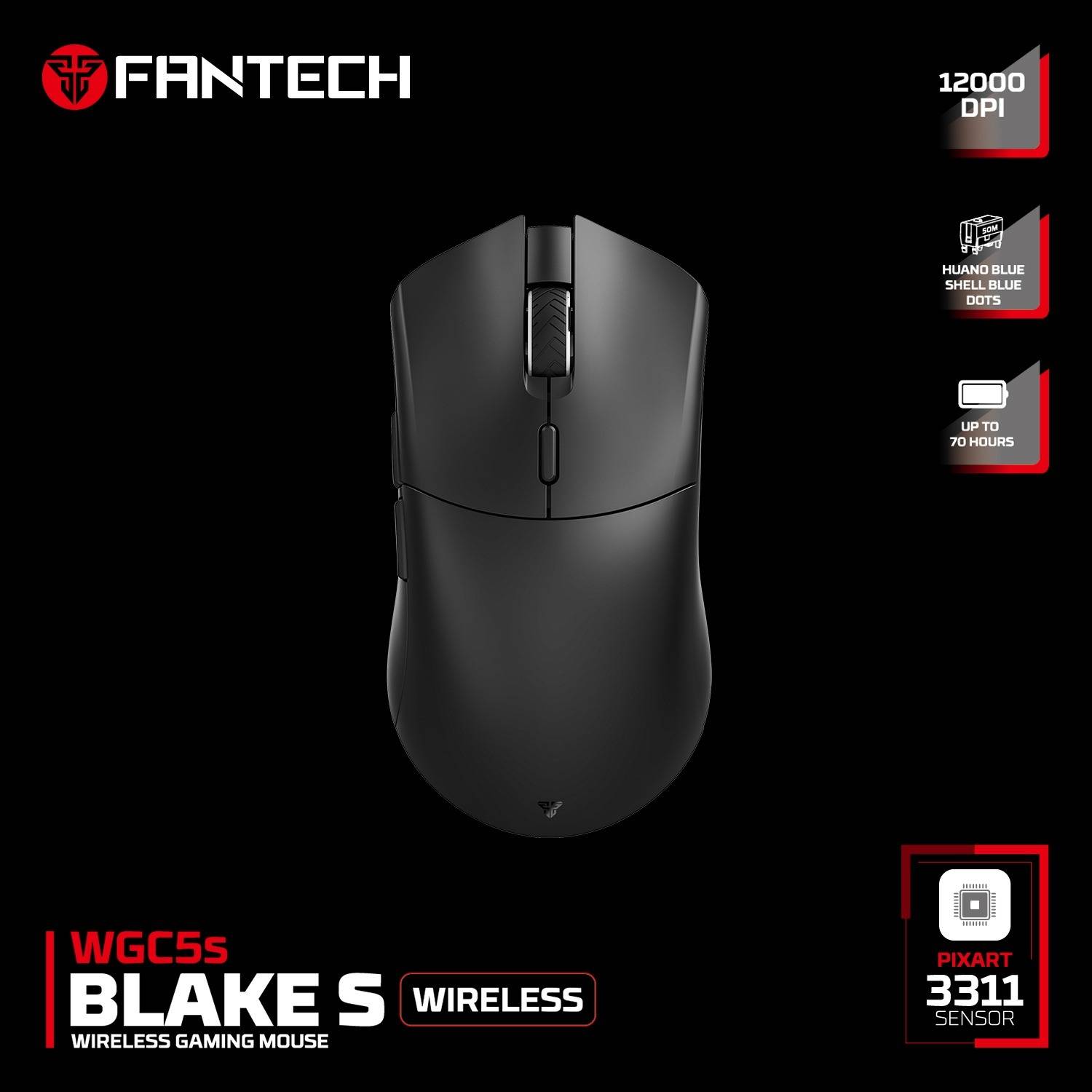 FANTECH WGC5S BLAKE S Wireless Gaming Mouse