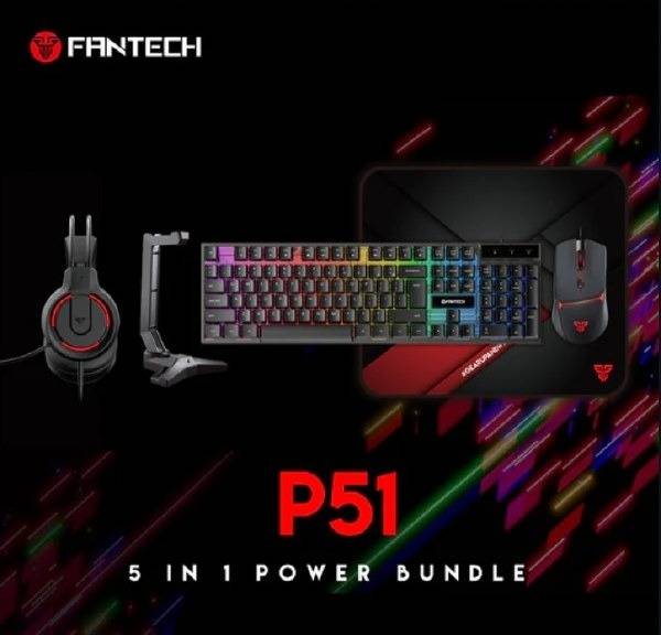Fantech P51 5-in-1 Keyboard Combo BLACK