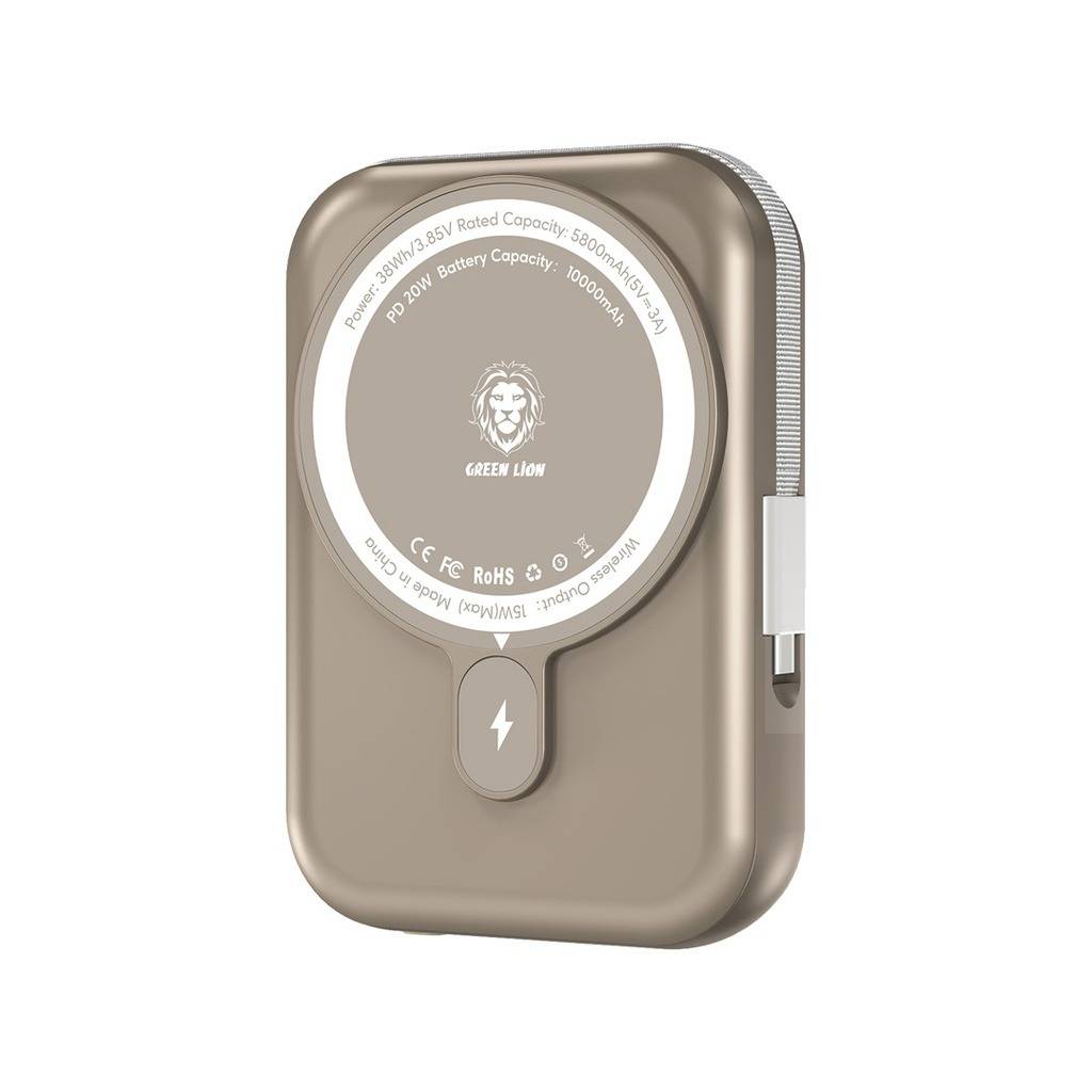 Green Lion 10000mAh Monaco MagSafe Power Bank / GL-PBK1