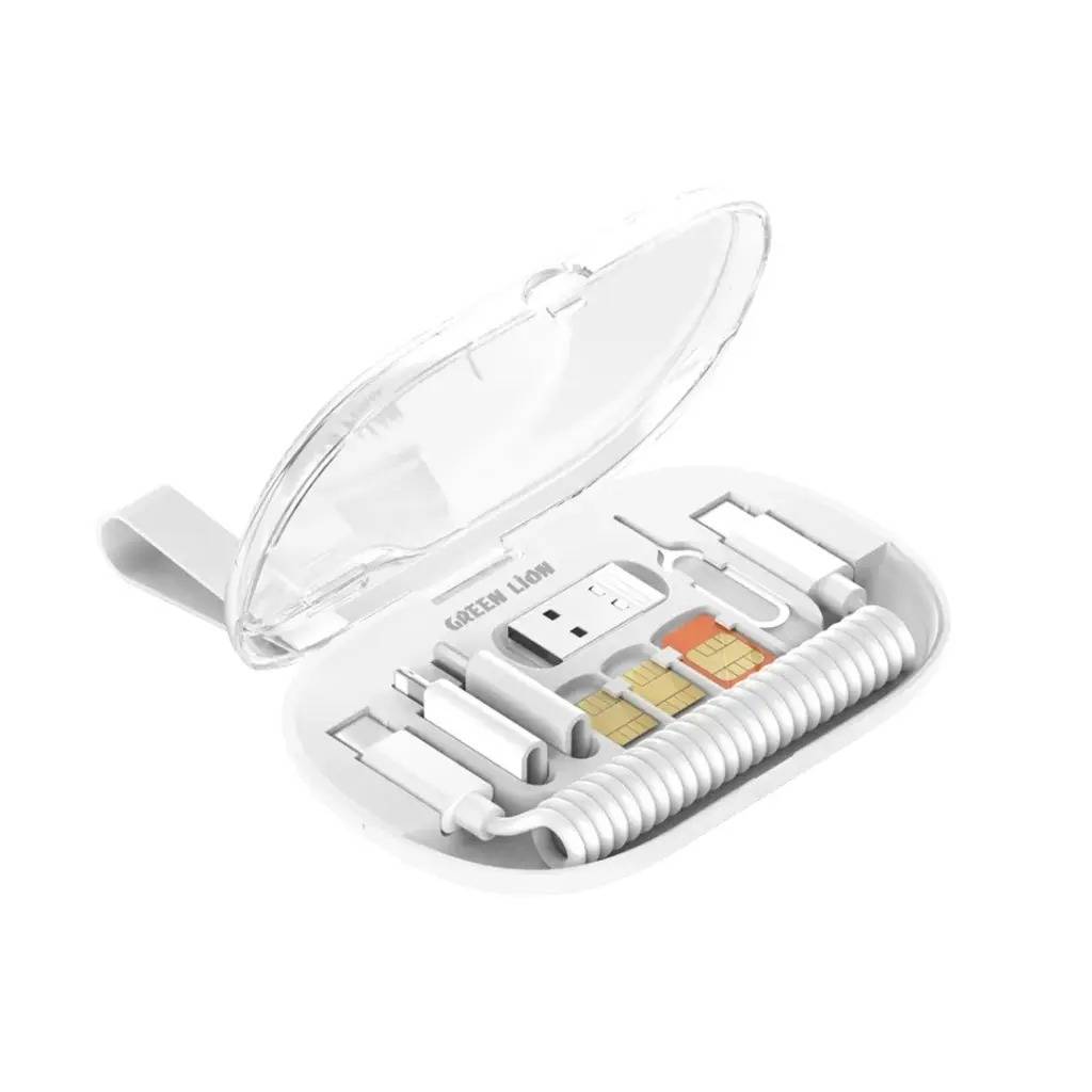 Green Lion 6 in 1 Multi Functional Data Cable Set