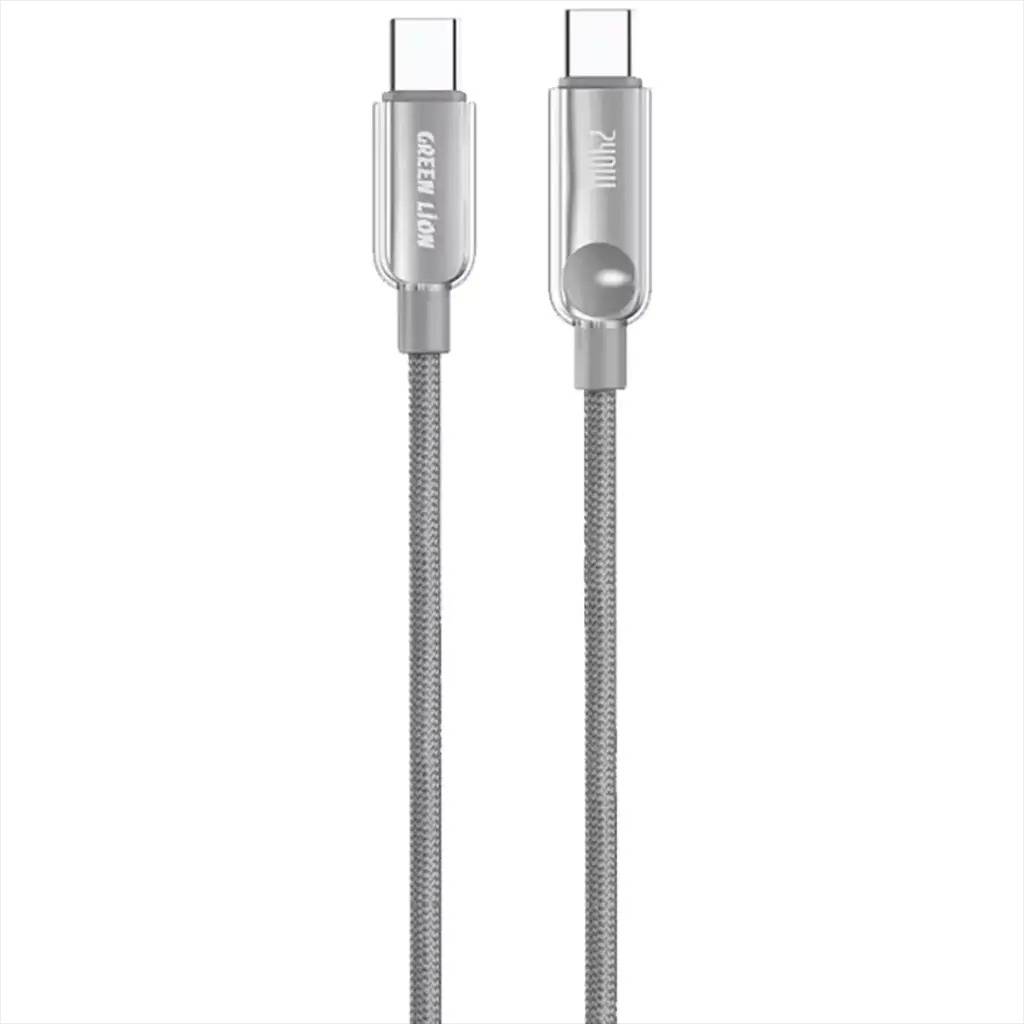 Green Lion 240W USB-C to USB-C Ultra-Fast Charging 1m Braided Cable
