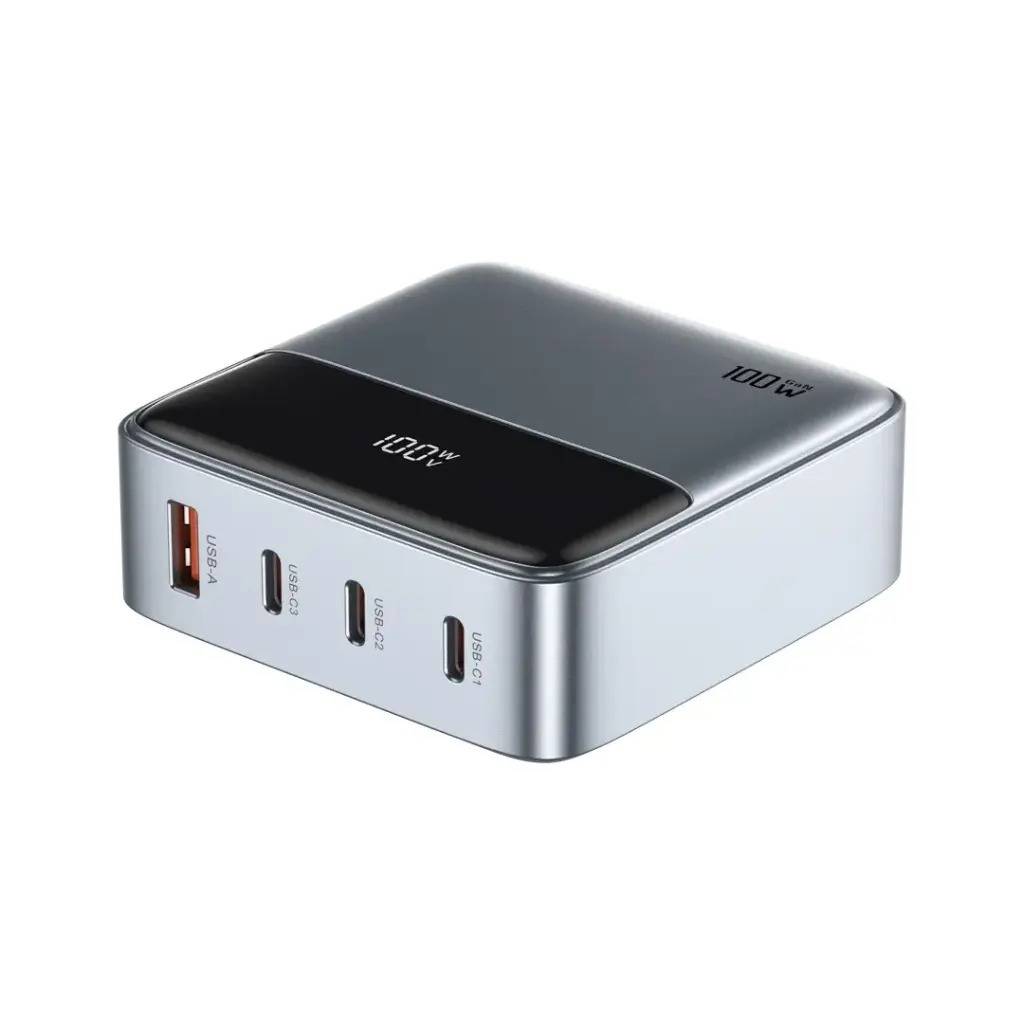 Green Lion 100W GaN Premium UK Plug Adapter /GL-WC22