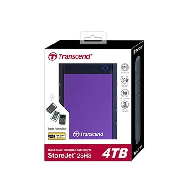 Transcend StoreJet® 25M3 Portable Hard Drive 4TB