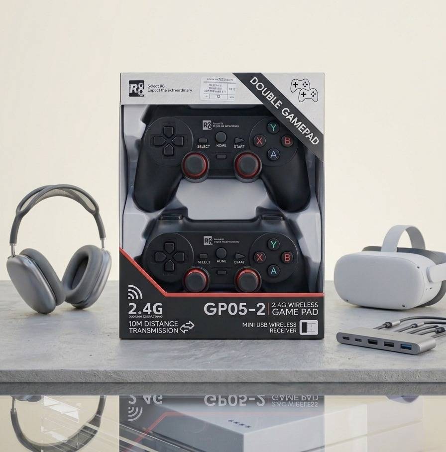 R8 GP05-2 WIRELESS CONTROLLER DOUBLESHOCK