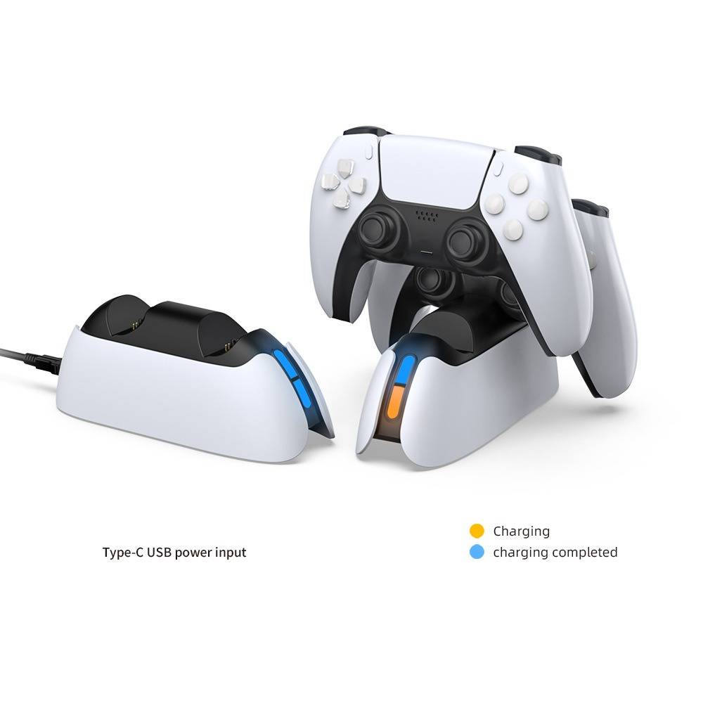 DOBE TP5-05103 PS5 Gamepad Double Seat Charging Station