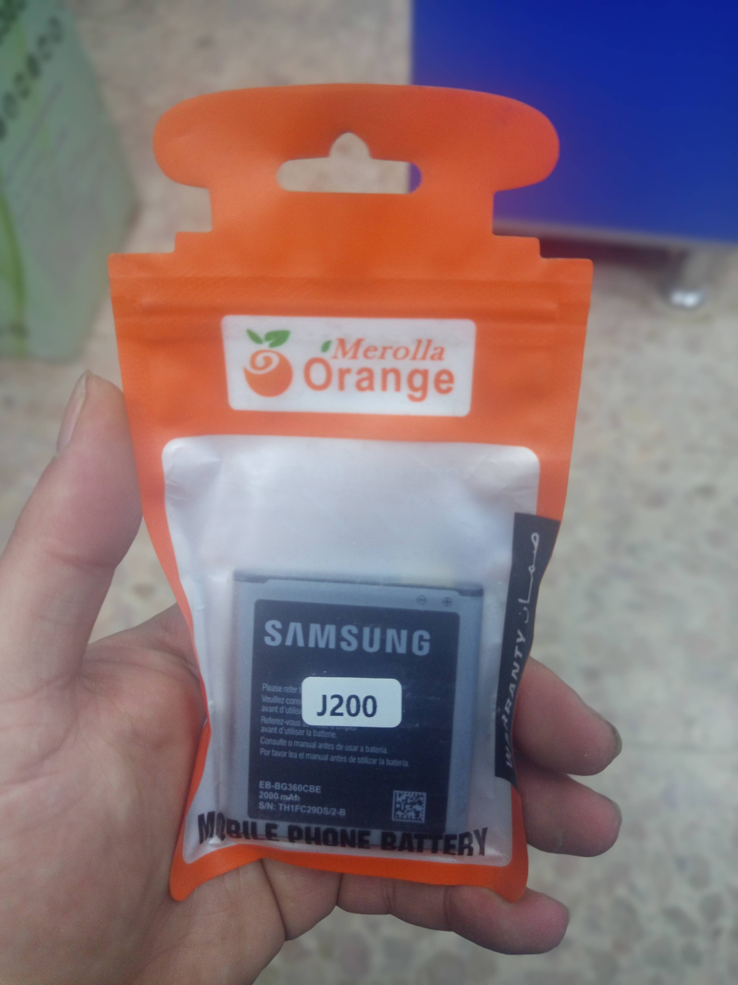 بطارية موبايل j200