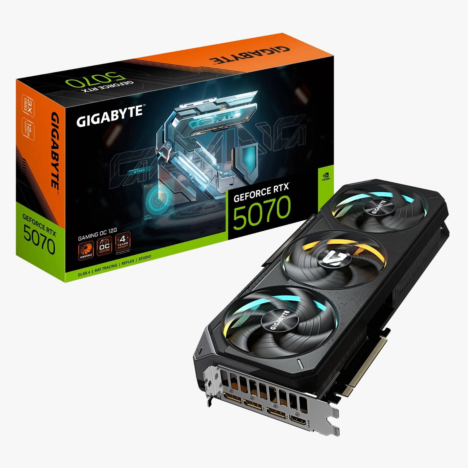 GIGABYTE GeForce RTX 5070 GAMING OC 12GB GDDR7