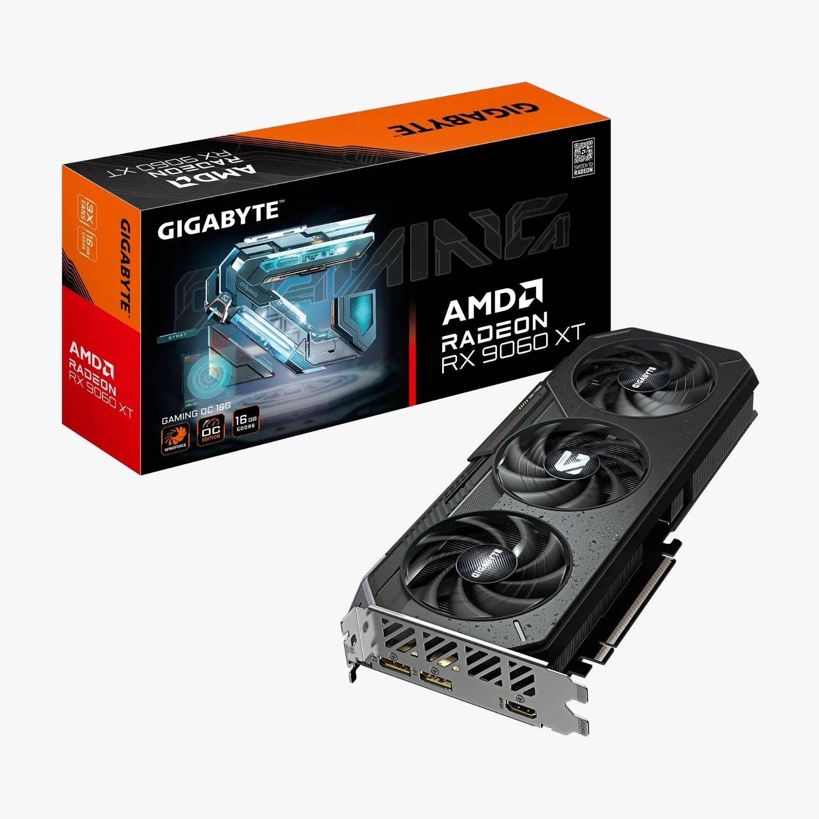 GIGABYTE Radeon RX 9060 XT GAMING OC 16GB GDDR6