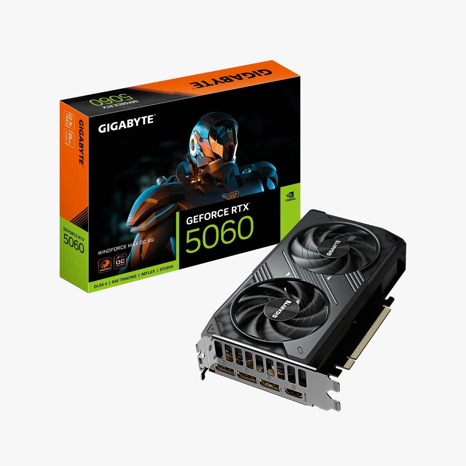 GIGAYTE GeForce RTX 5060 WINDFORCE MAX OC 8GB GDDR7