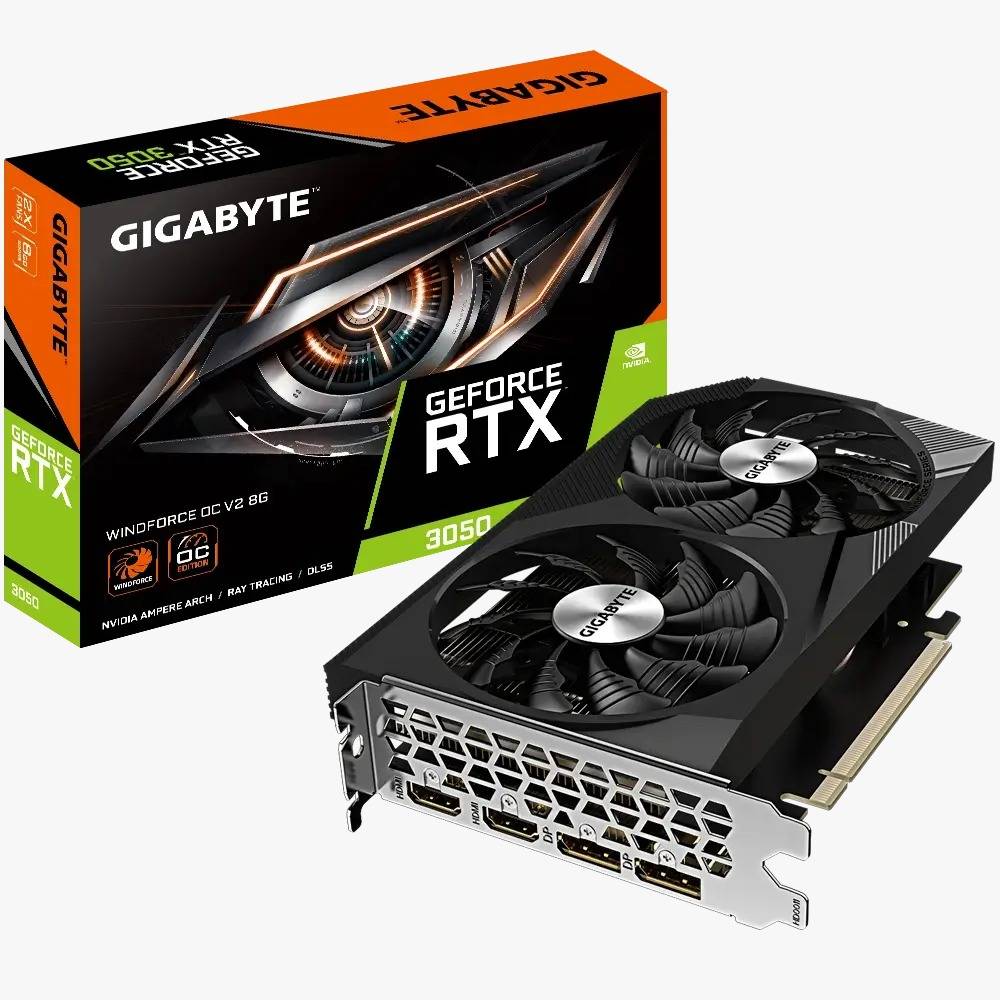GIGABYTE GEFORCE RTX 3050 6GB WINDFORCE OC V2 GDDR6