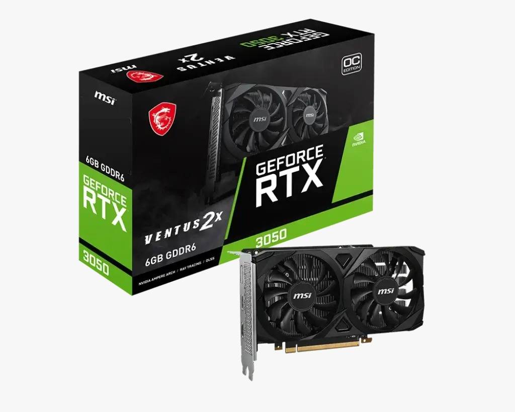 Msi GeForce RTX 3050 VENTUS 2X 6G OC