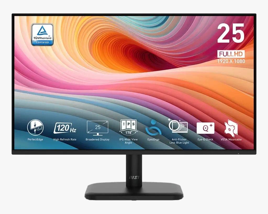 Msi PRO MP251L E2 25-inch FHD IPS 120Hz 1ms Business Monitor