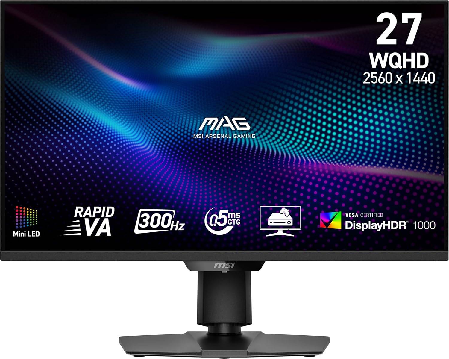 msi MAG 274QPF X30MV 27-inch Gaming Monitor - 300Hz 2K WQHD
