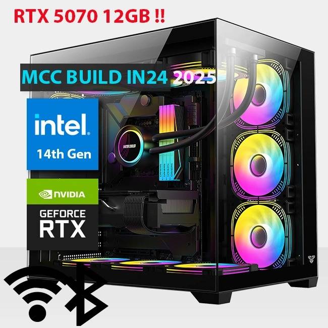 MCC IN25 MIDAS Gaming PC Build || Intel Core i9-14900KF 24-Core - ASUS PRIME GeForce RTX 5070 Ti 16GB GDDR7 OC Edition Graphics Card