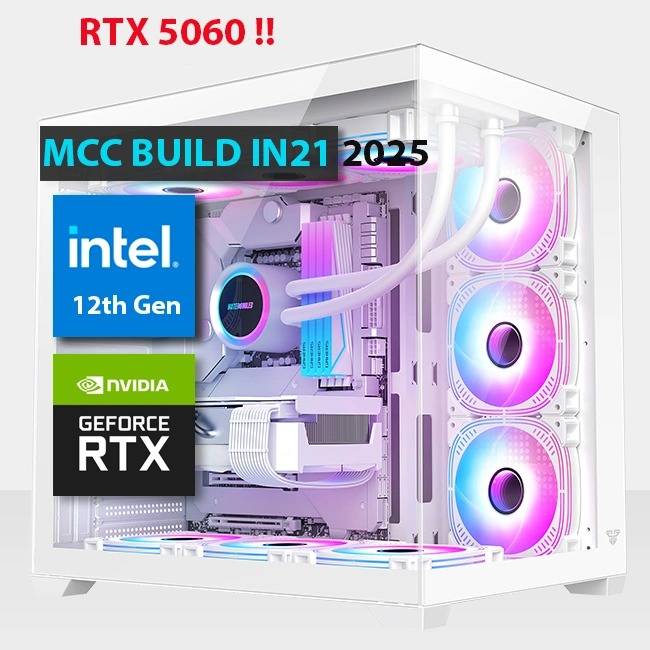 MCC IN21 MIDAS Gaming PC Build || Intel Core i7-12700KF 12-Core - GIGAYTE GeForce RTX 5060 WINDFORCE MAX OC 8GB GDDR7 Graphics Card