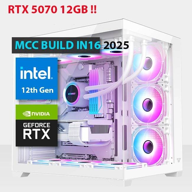 MCC IN15 MIDAS Gaming PC Build || Intel Core i7-12700F 12-Core - GIGABYTE GeForce RTX 5070 EAGLE OC SFF 12G GDDR7 Graphics Card