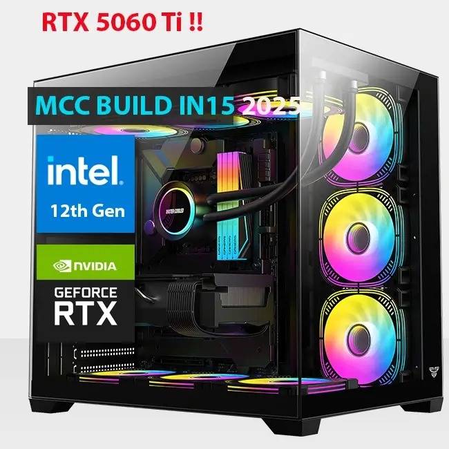 MCC IN15 MIDAS Gaming PC Build || Intel Core i7-12700F 12-Core - GIGABYTE GeForce RTX 5060 Ti EAGLE OC 8GB GDDR7 Graphics Card
