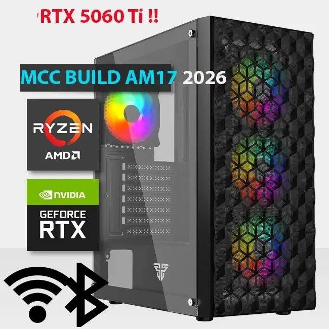 MCC AM17 MIDAS Gaming PC Build || AMD Ryzen 5 9600X 6-Core - GIGABYTE GeForce RTX 5060 Ti EAGLE OC 8GB GDDR7 Graphics Card