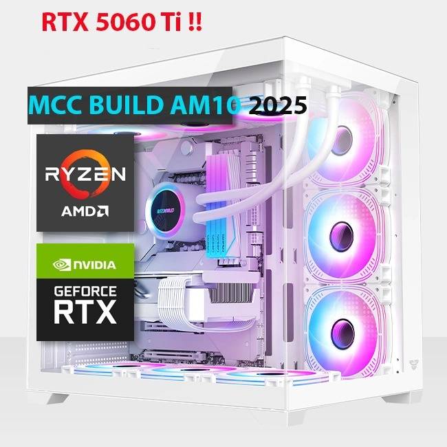 MCC AM10 MIDAS Gaming PC Build || AMD Ryzen 7 7700X 8-Core - GIGABYTE GeForce RTX 5060 Ti EAGLE OC 8GB GDDR7 Graphics Card