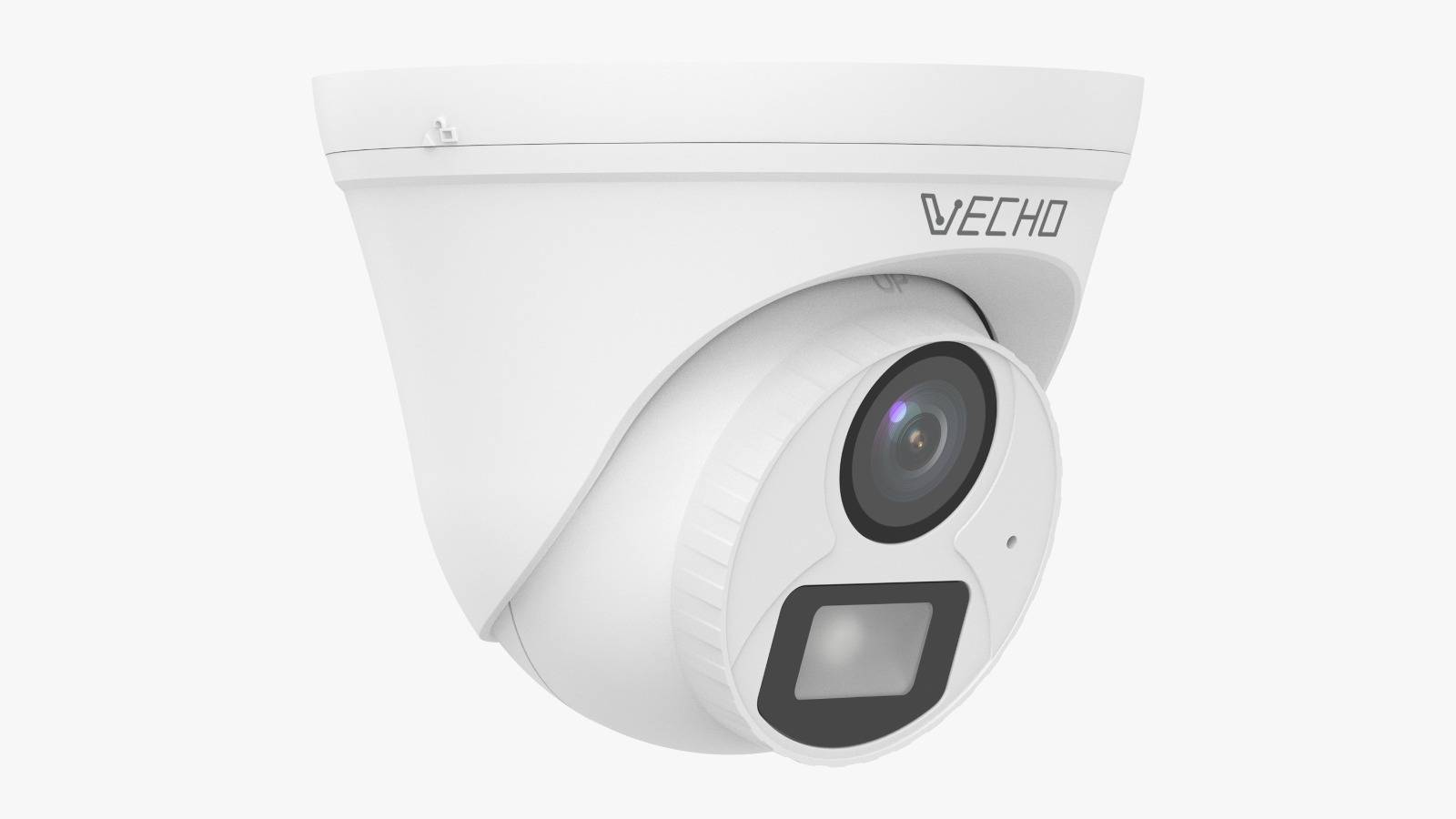 Vecho VEC-ACT105F3-A-LED 5MP ColorHunter Fixed Warm Light Turret Analog