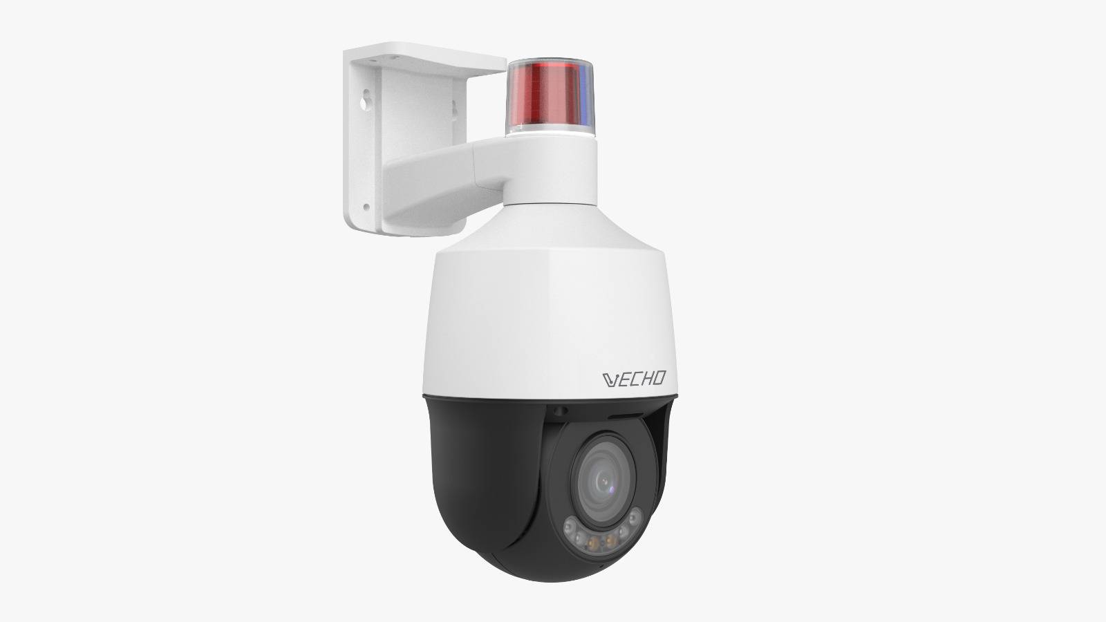 Vecho VEC-IPP135X5-A-DL-AI 5MP 5X ColorHunter Tri-Guard Dual-light Network PTZ Camera