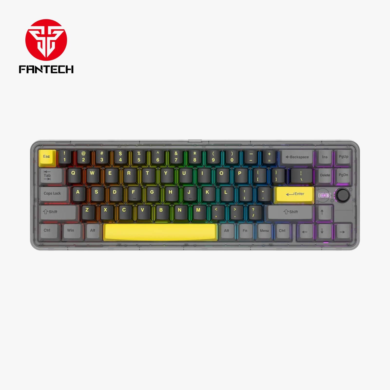 FANTECH MAXFIT70 MK911 WIRELESS 65% MECHANICAL GAMING KEYBOARD TRI-MODE CONNECTION - Double-Shot PBT - VIBRANT UTILITY