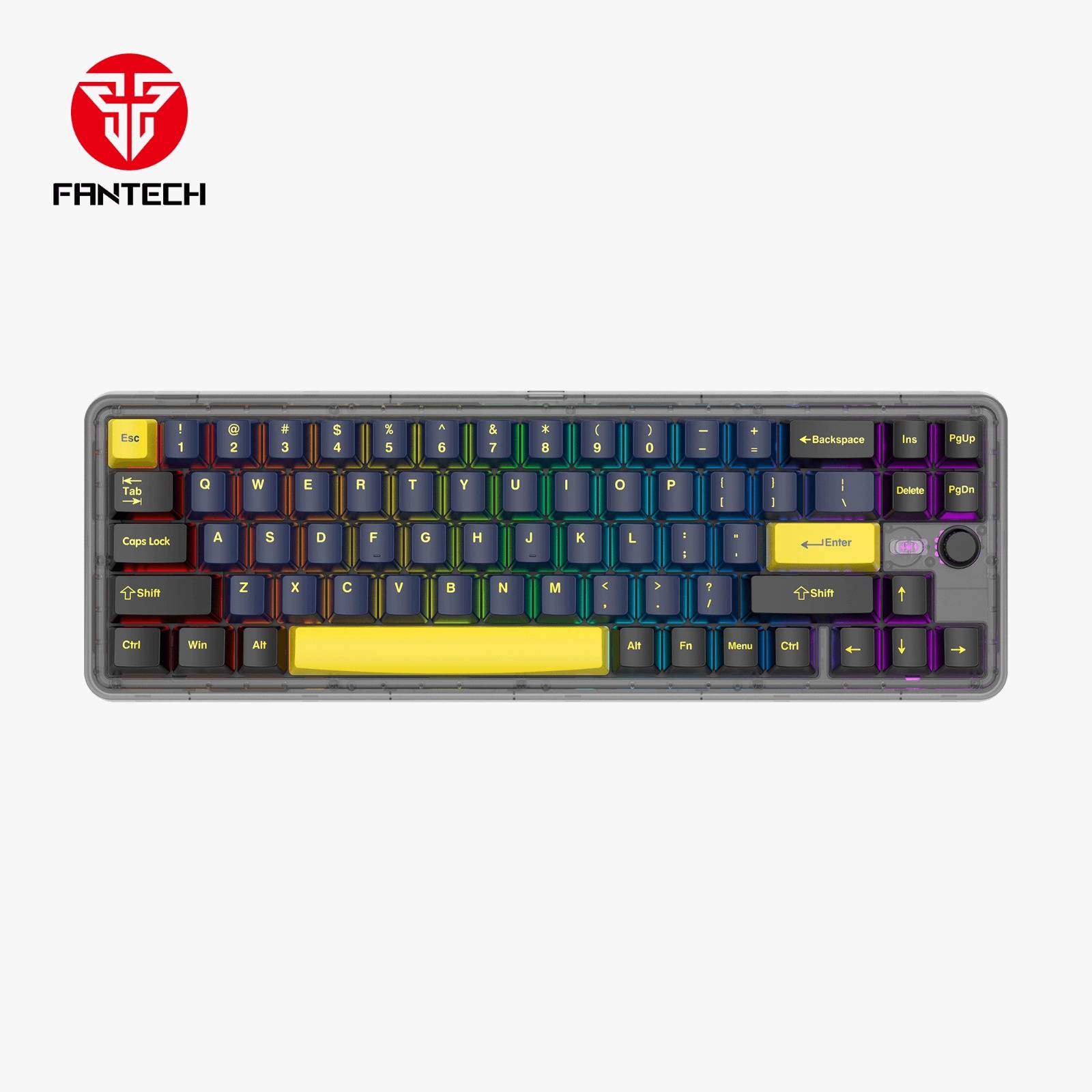 FANTECH MAXFIT70 MK911 WIRELESS 65% MECHANICAL GAMING KEYBOARD TRI-MODE CONNECTION - Double-Shot PBT - GRAND COBALT