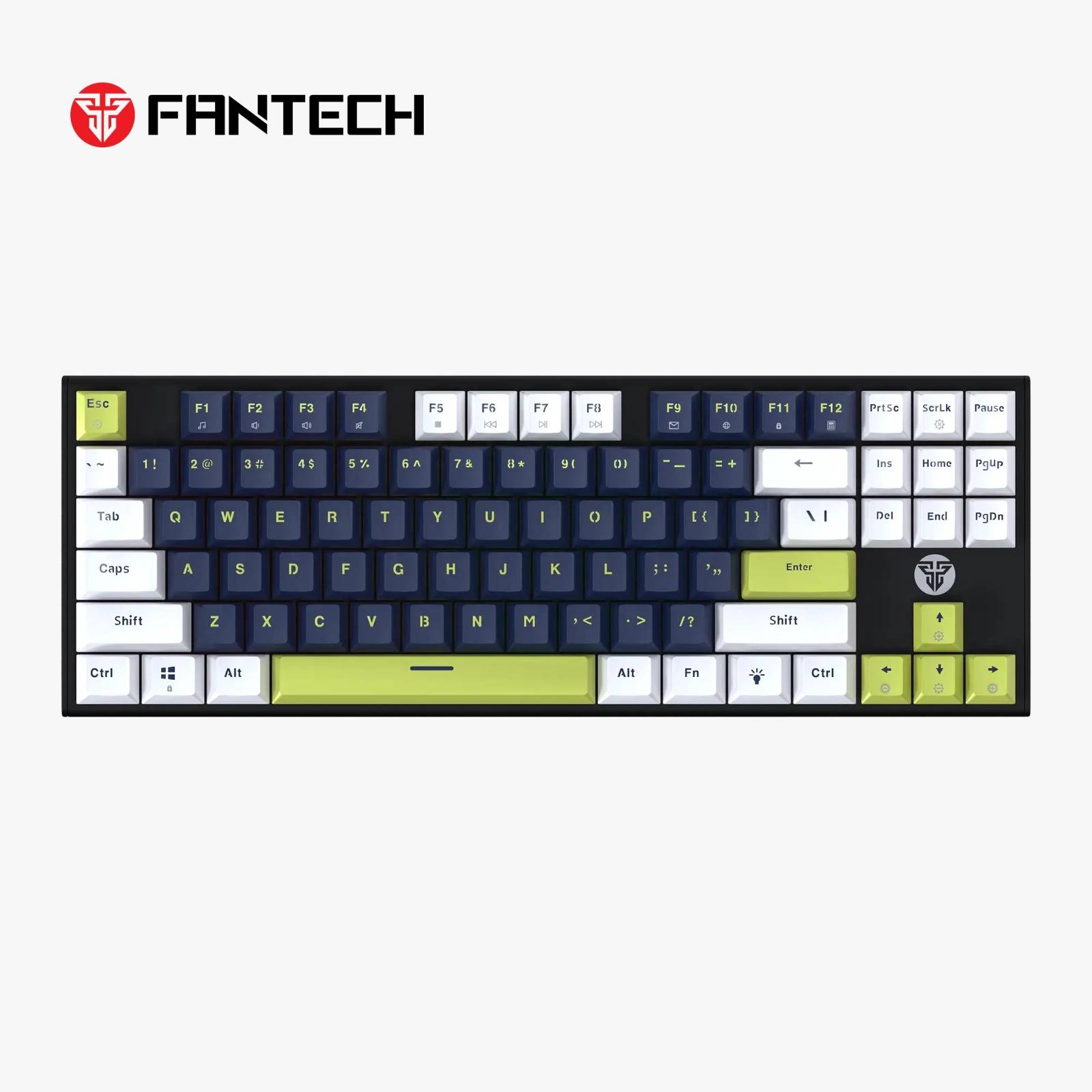FANTECH ATOM87S MK877S MECHANICAL GAMING KEYBOARD MORI EDITION BLUE (Double-Shot ABS)
