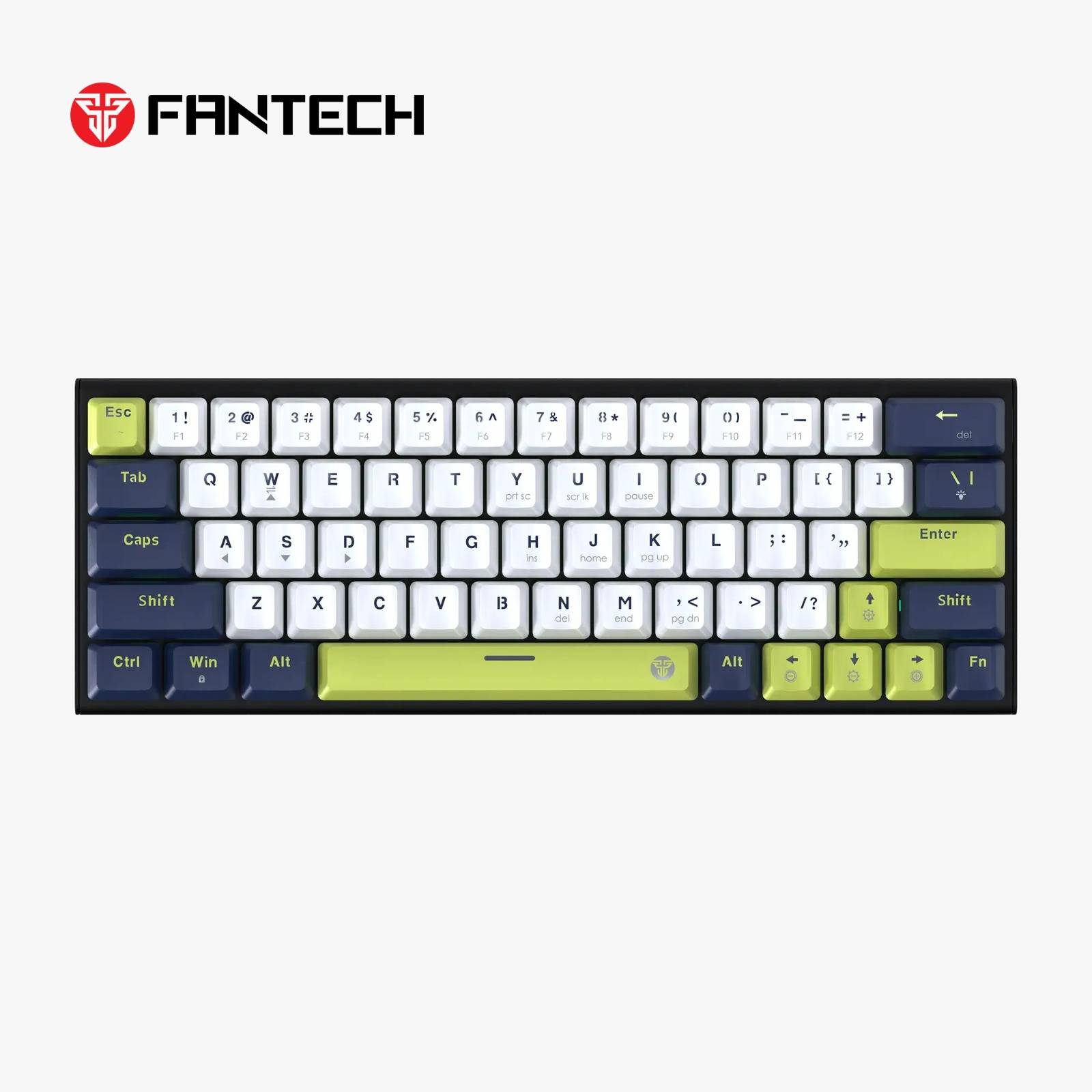 FANTECH ATOM63 MK874V2 MECHANICAL KEYBOARD MORI EDITION WHITE (Double-Shot ABS)