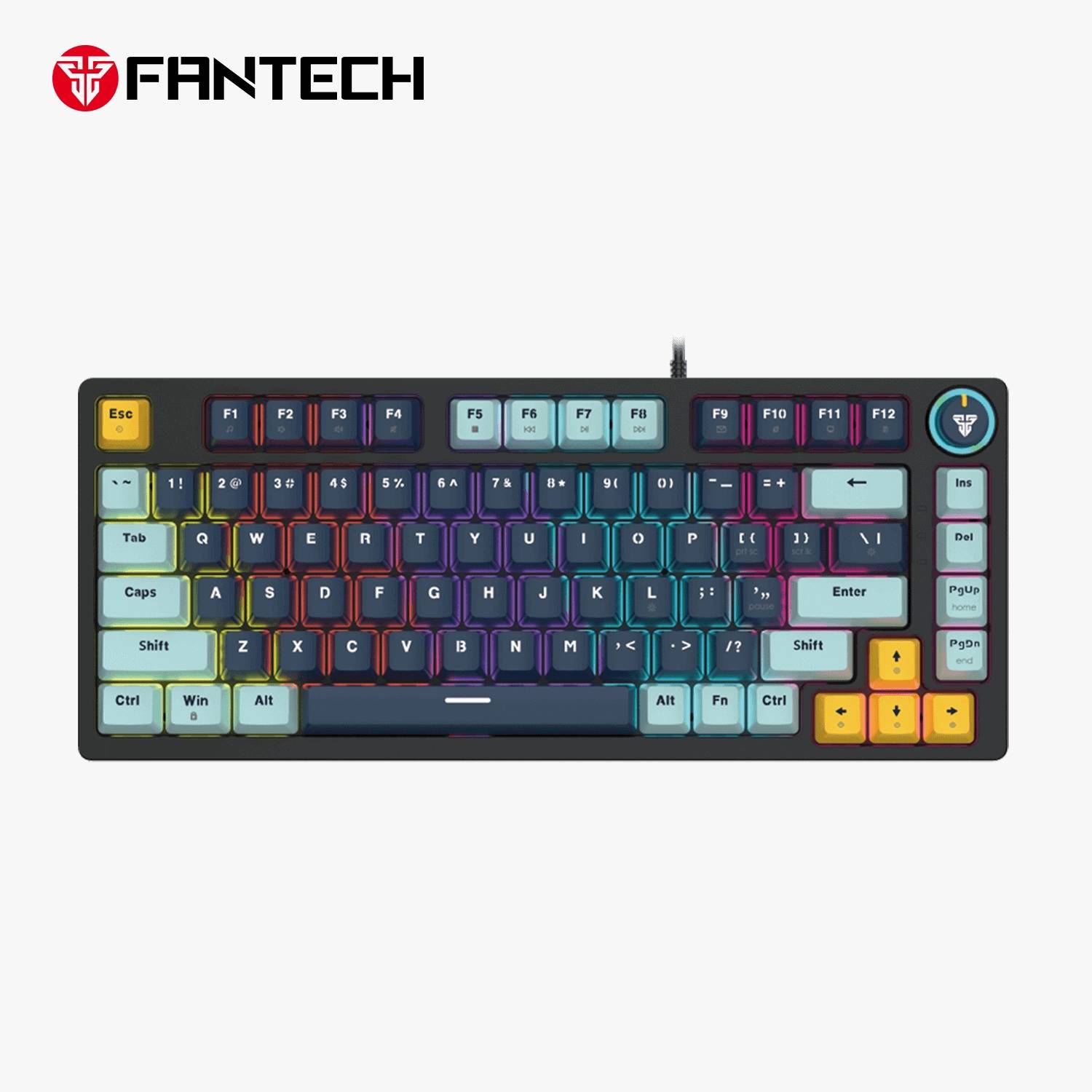 FANTECH ATOM81 MK875V2 MECHANICAL GAMING KEYBOARD – MIZU SERIES NAVY BLUE