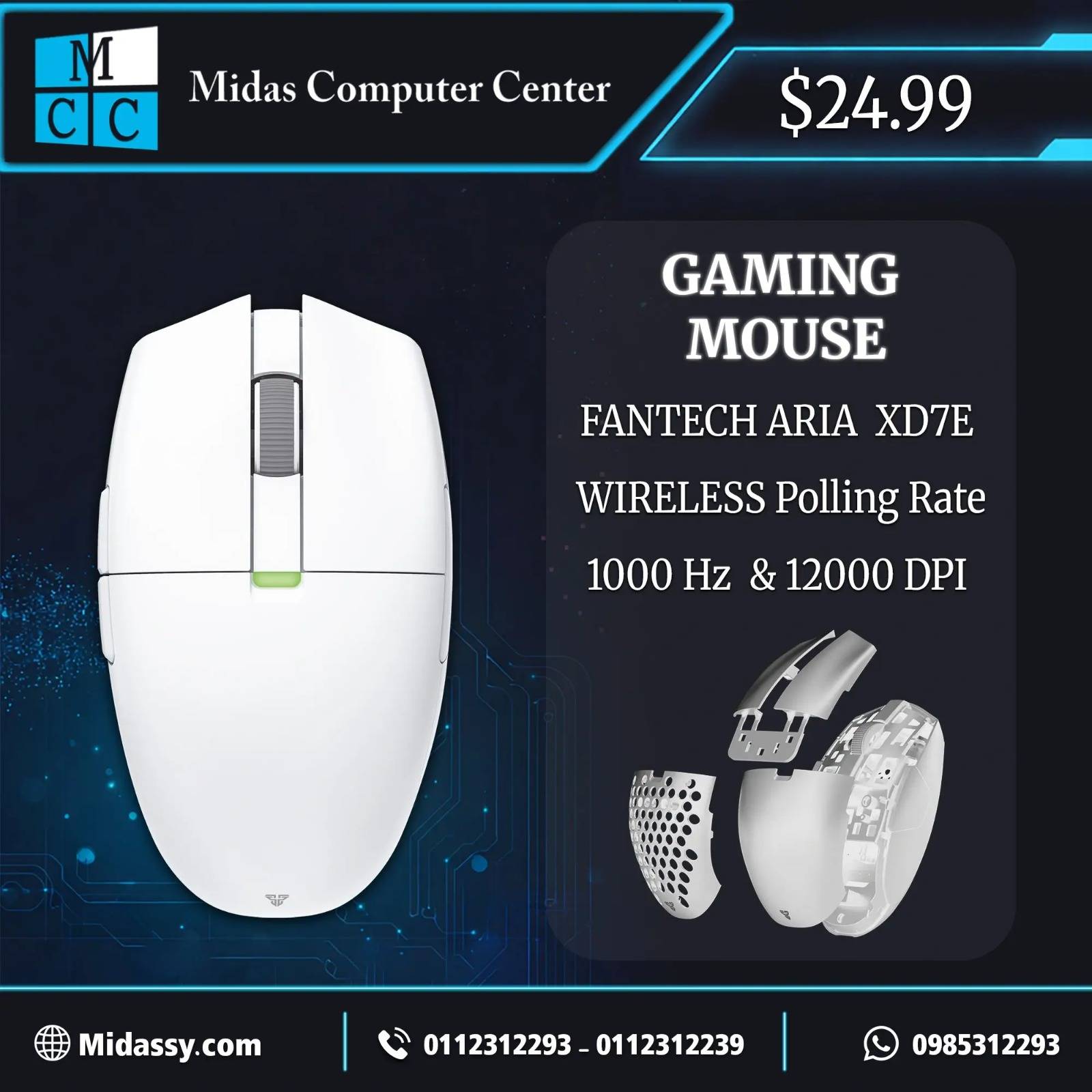 FANTECH WGC5S BLAKE S DUAL MODE Wireless Gaming Mouse