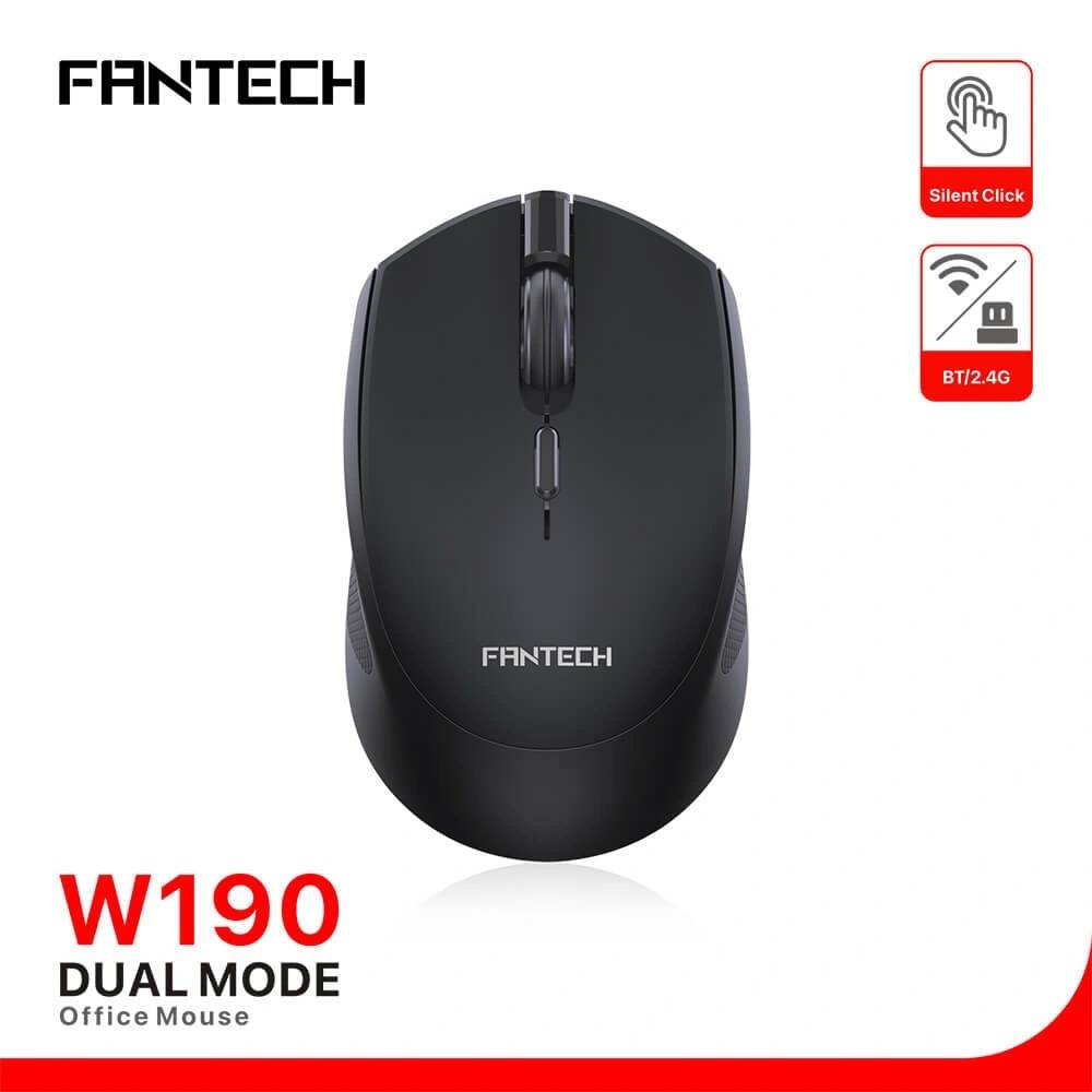 FANTECH W190D SILENT Office Mouse Black
