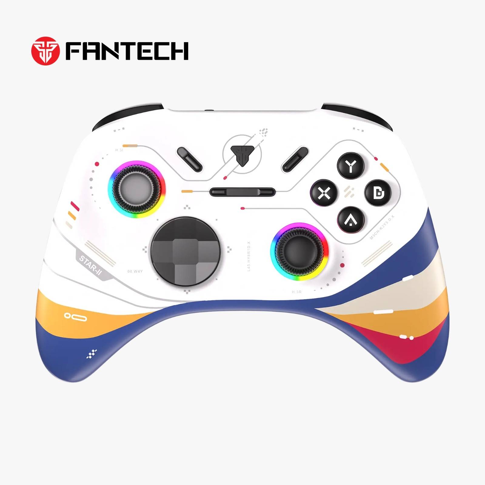 FANTECH EOS PRO II S WGP15V2S MECHANICAL BUTTONS WIRELESS GAMEPAD - Star Two White