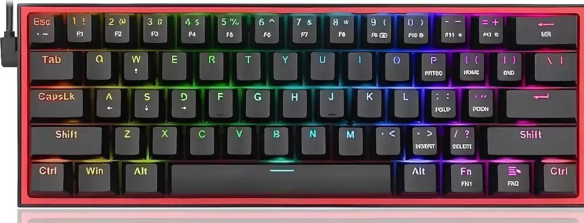 Redragon K617 FIZZ RGB كيبورد جيمنج الميكانيكية