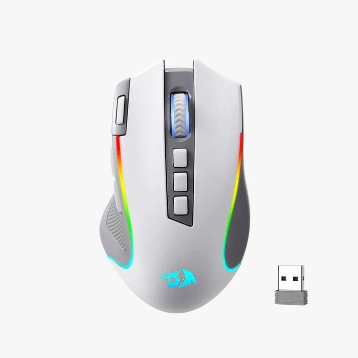 Redragon PREDATOR M612 PRO Wireless Gaming Mouse - 9 Programmable Buttons - 8000 DPI