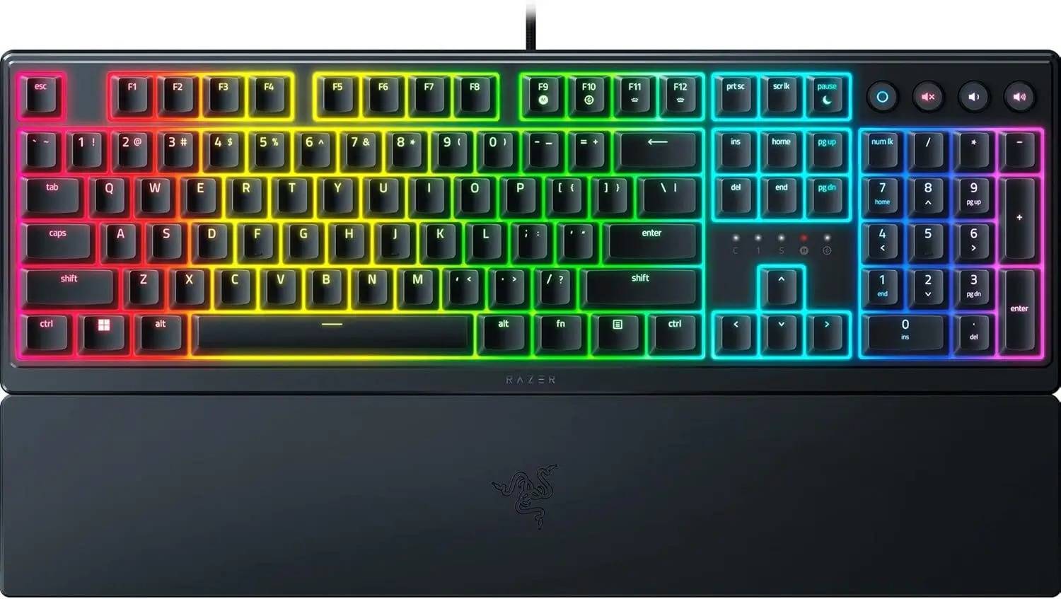 Razer Ornata V3 Low Profile Mecha-Membrane Wired RGB Gaming Keyboard