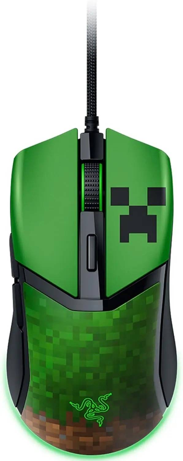 Razer Cobra Minecraft Edition Customizable Wired Gaming Mouse