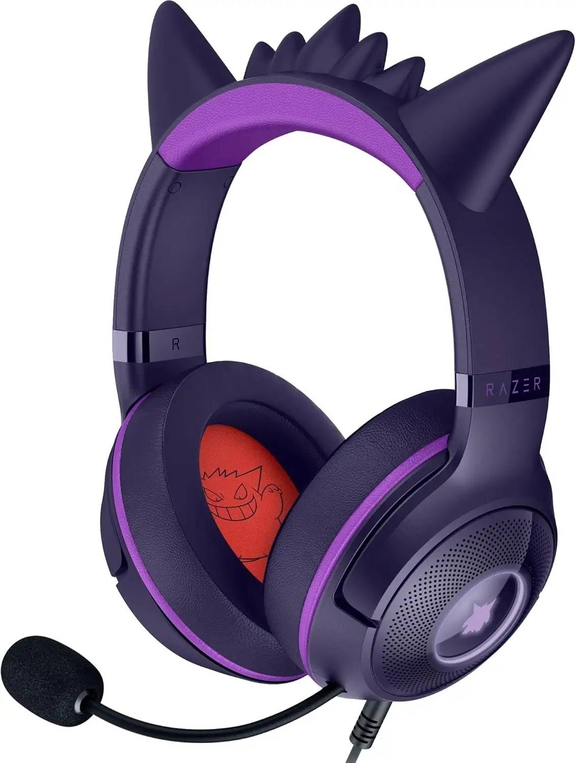 Razer Kraken Kitty V2 Gengar Pokémon Edition Chroma RGB Gaming Headset