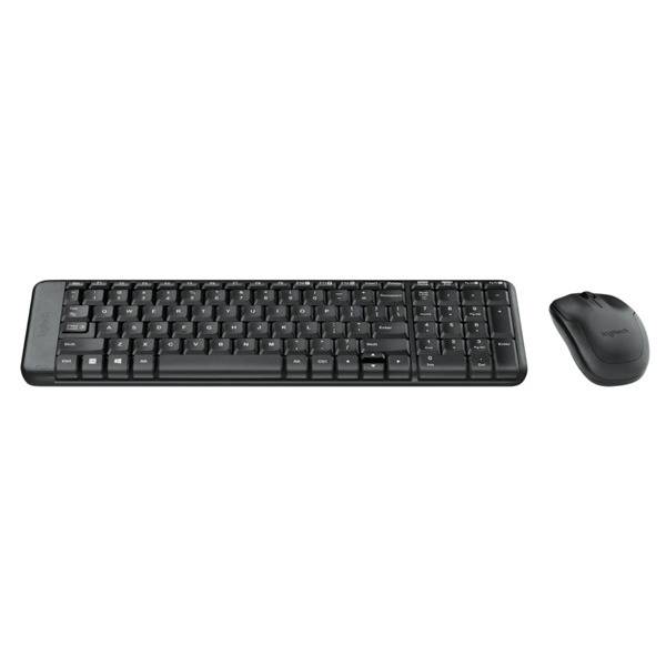 LOGITECH MK220 COMPACT WIRELESS KEYBOARD MOUSE COMBO (Arabic & English Keys)