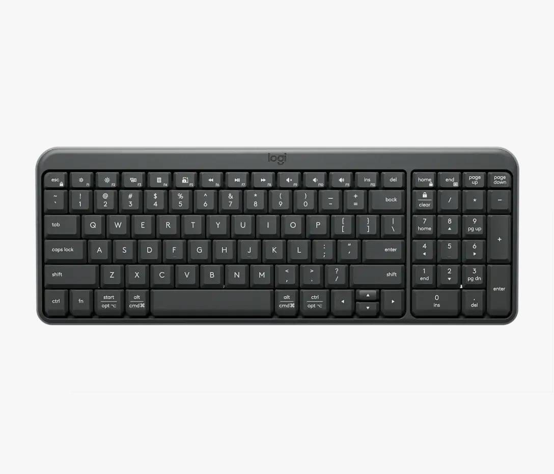 Logitech K250 Compact Bluetooth & Wireless Keyboard (Arabic & English Keys)