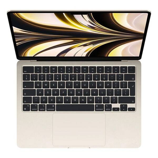 Apple MacBook Air 13-inch (2022) - M2 Chip 8 - Liquid Retina LED Backlit Display - Starlight (Arabic Keyboard)