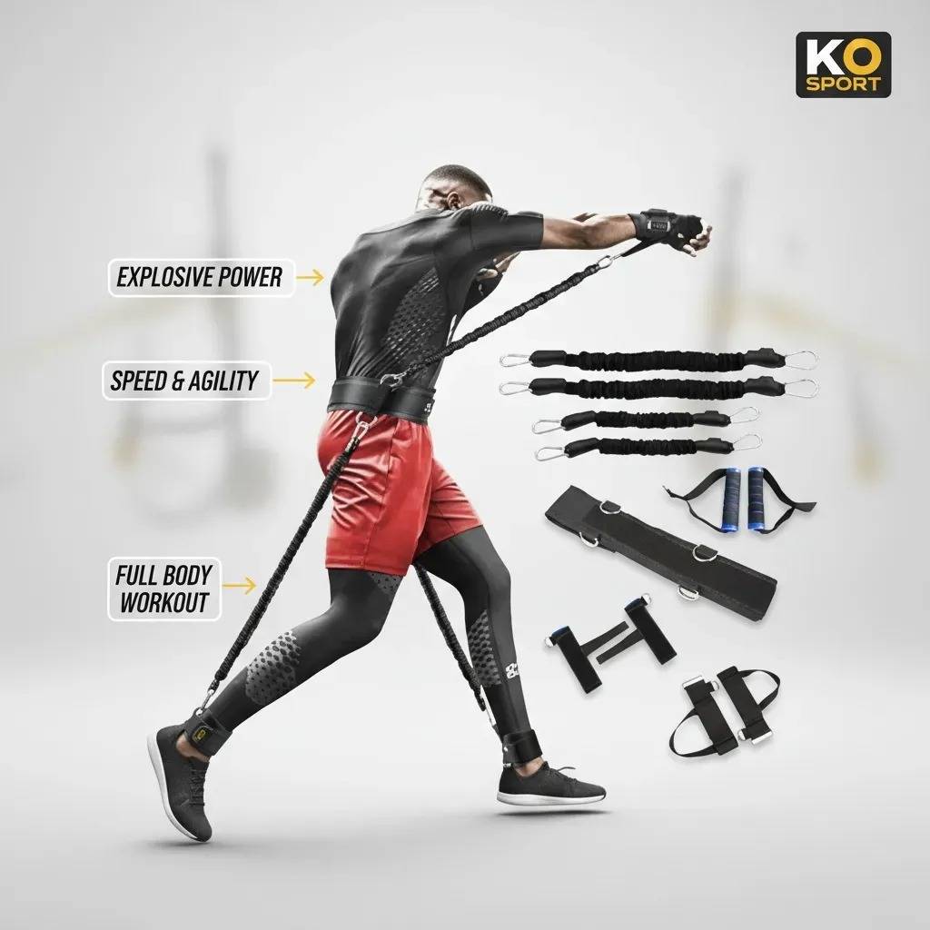 مجموعة مطاط ملاكمة